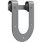 Ekena Millwork Premium Horseshoe Roller Hanger w/ Bolts for Barn Door for 1 3/8" Doors, Flint Gray GB60013R2FG - alternate 4